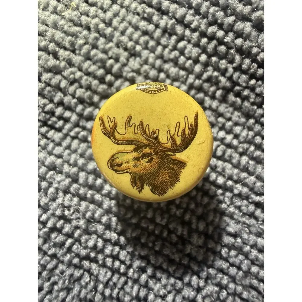 Vintage Loyal Order of Moose Lodge LIP&BA Celluloid Lapel Stud Pin